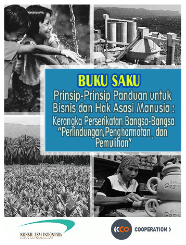 Buku Saku Prinsip-prinsip Panduan untuk Bisnis dan HAM : Kerangka Perserikatan Bangsa-Bangsa