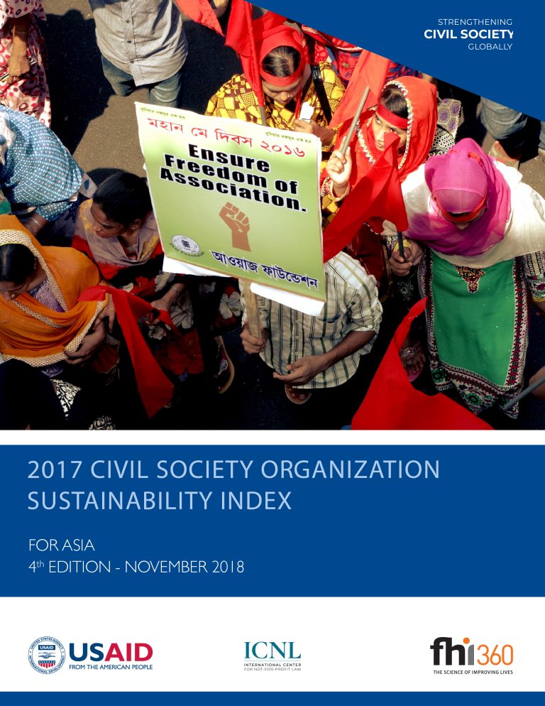 Laporan CSO Sustainability Index for Asia 2017